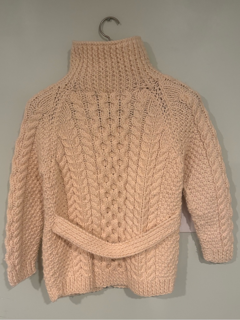 Tara Cable Knit Zip Front Sweater - Picture 4 of 8